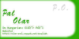 pal olar business card